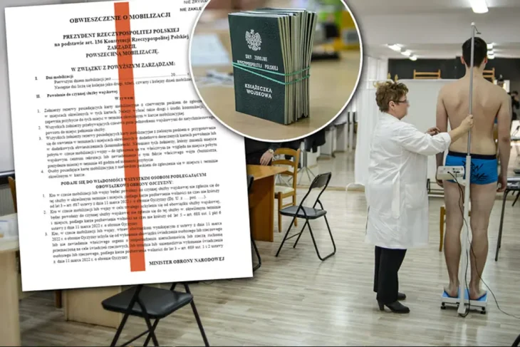 Мобилизация в Польше фотоколлаж